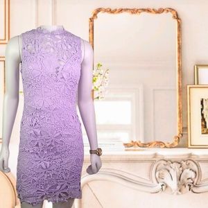 Main Strip lavender purple lace dress